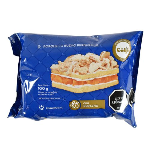 Postre Petit CHAJÁ con durazno 100 g