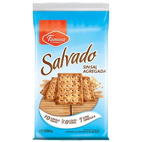 Galleta Salvado FAMOSA sin sal 290 g