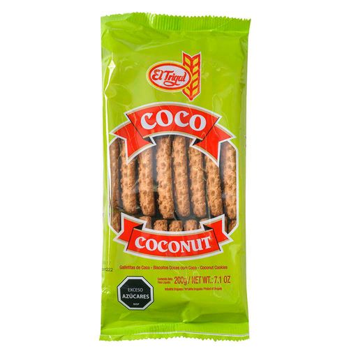 Galletita EL TRIGAL de coco 200 g