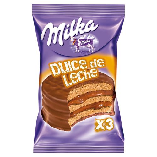 Alfajor MILKA dulce de leche triple 70 g
