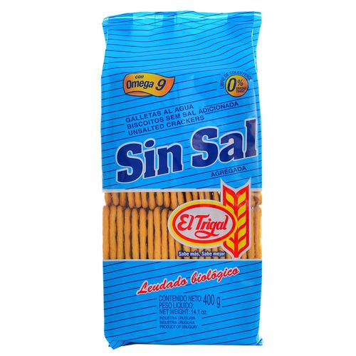 Galletita sin sal EL TRIGAL 400 g