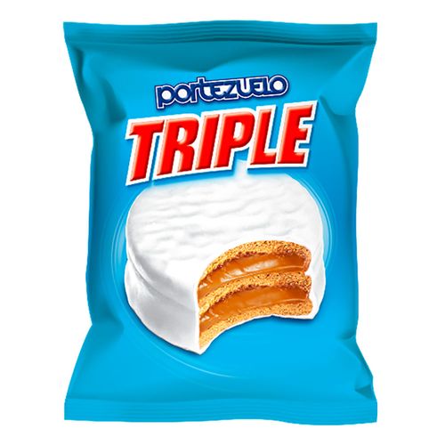 Alfajor PORTEZUELO nieve triple 55 g