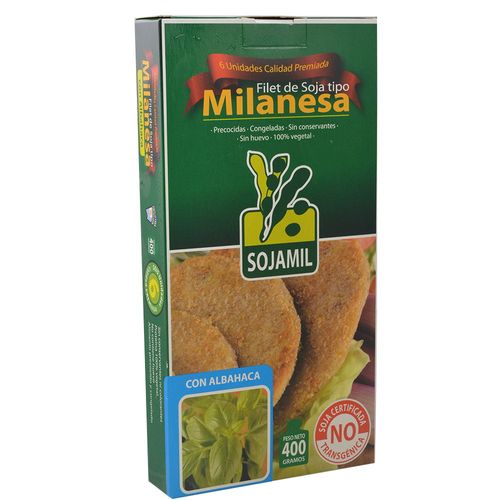 Milanesas de Soja Albahaca SOJAMIL 400 g