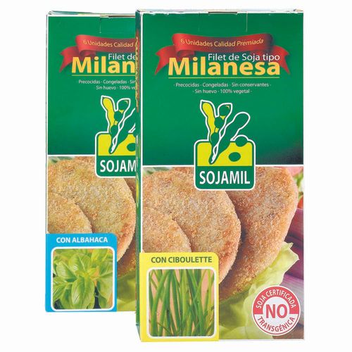 Milanesas de Soja Ciboulette SOJAMIL 400 g