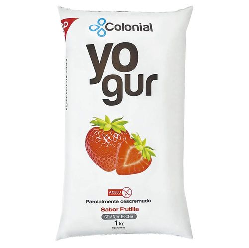 Yogur COLONIAL frutilla 1 L