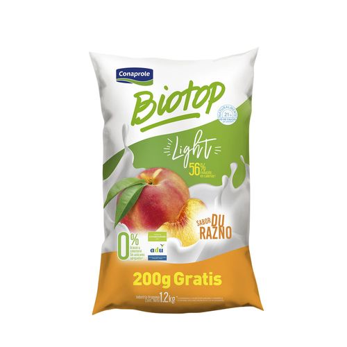 Yogur BIOTOP diet durazno 1.2 kg