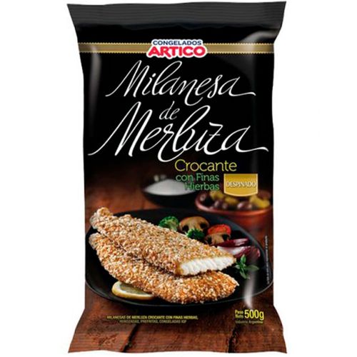 Milanesa crocante de merluza ÁRTICO 500 g