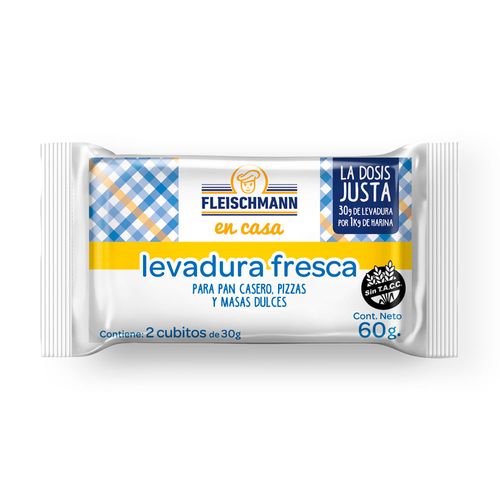 Levadura fresca FLEISCHMANN 60 g