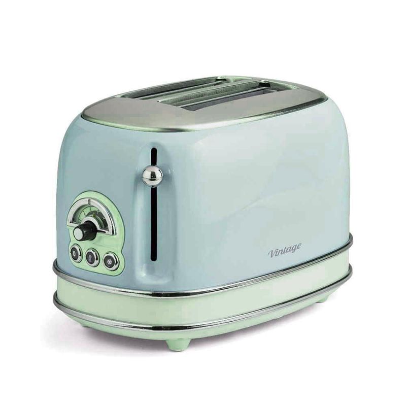 Tostadora-ARIETE-15505-celeste-Vintage-con-pinzas-0