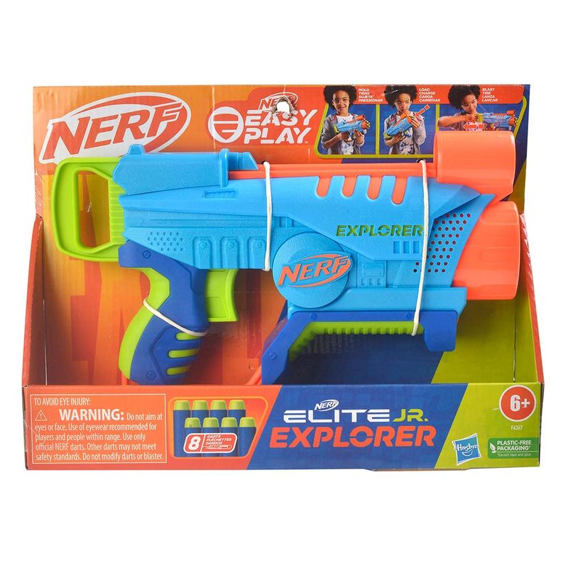 NERF-Easy-Play-Elite-Jr-Explorer-incluido-8-dardos-0