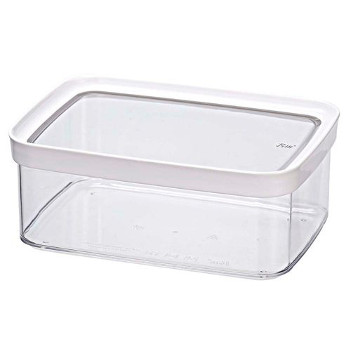 Contenedor para alimentos 22,5x16x9,3 cm transparente