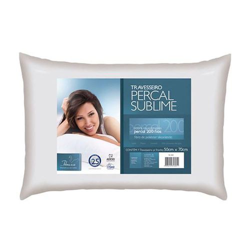 Almohada percal sublime 50x70 cm lavable