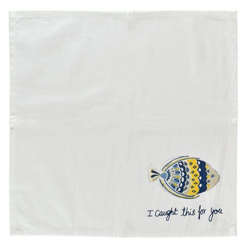 Servilleta 40x40 cm diseño peces