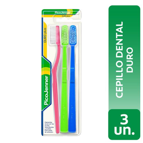 Pack 3x2 Cepillo Dental PICO JENNER Plus Duro