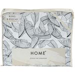 Juego-de-Sabanas-HOME-King-Size-estampado-de-hojas-negras-1
