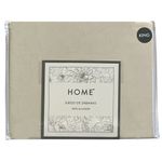 Juego-de-Sabanas-HOME-King-180-hilos-crema-100--algodon-0