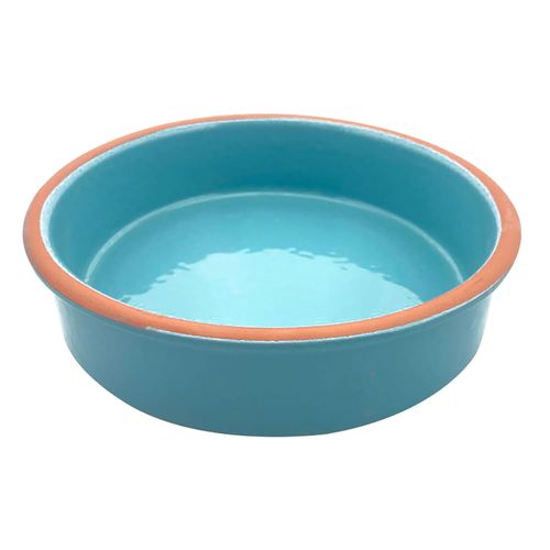 Bowl terracota 23x6cm 1.5lt turquesa