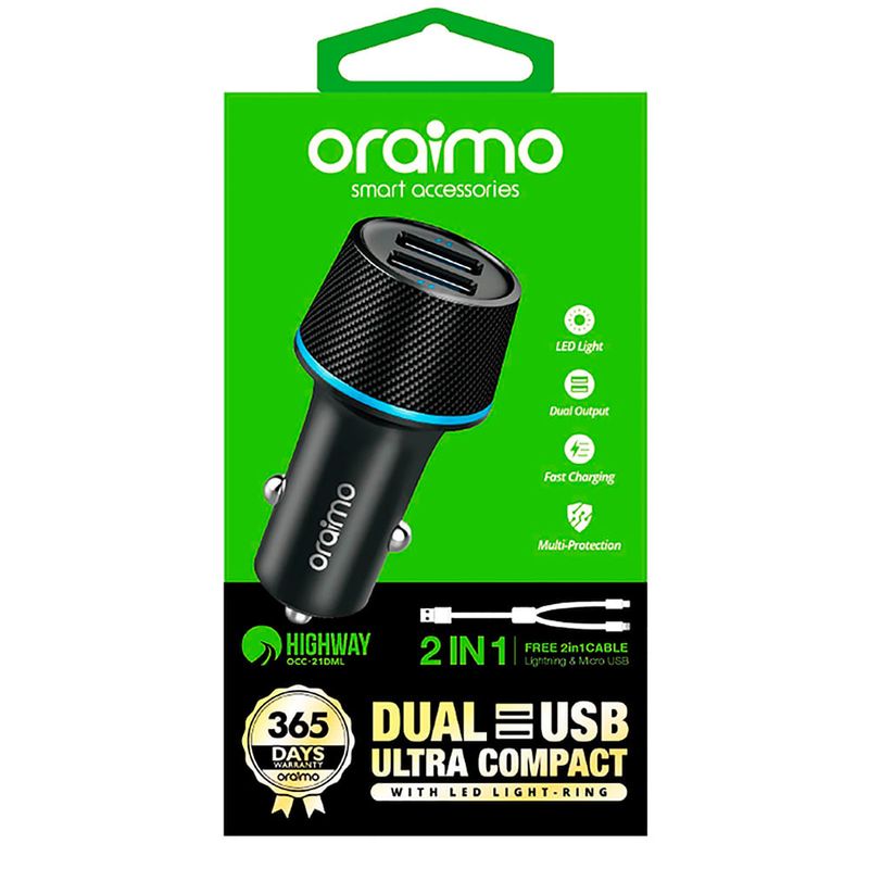 Cargador-de-auto-ORAIMO-Highway-21A-2