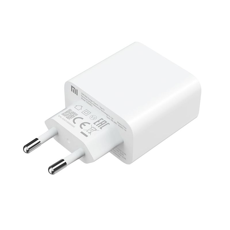 Cargador-de-Pared-XIAOMI-Mi-33-w-Usb-A-Tipo-C-4