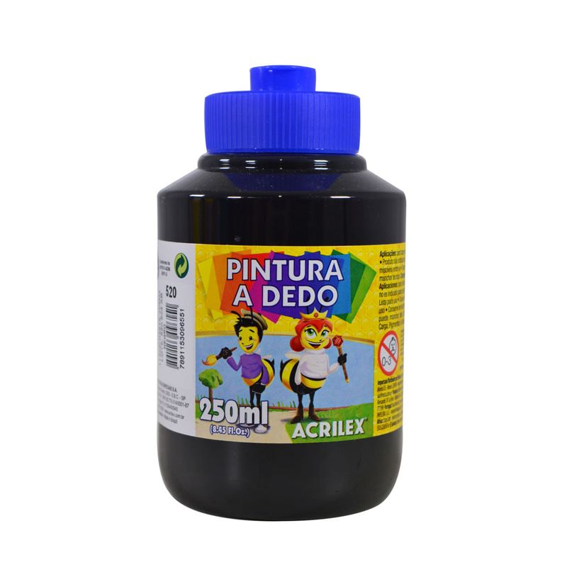 Dactilopintura-ACRILEX-pote-250-ml-negro-0