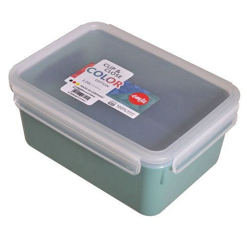 Contenedor clip & close 2,2 L verde