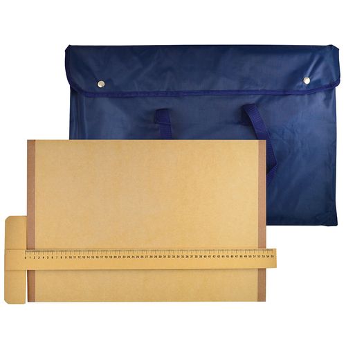 Tabla de dibujo + regla T + funda