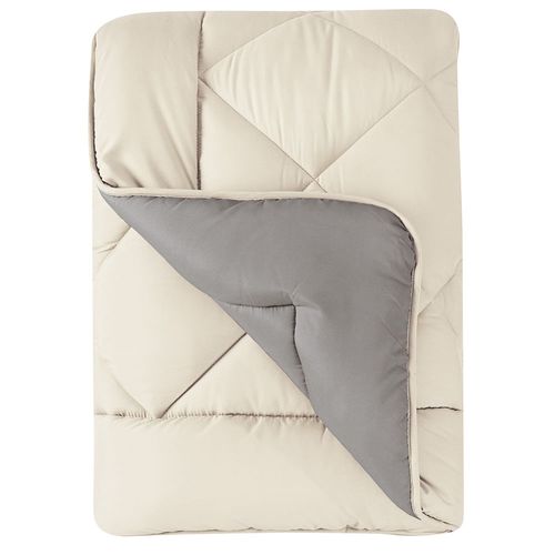 Acolchado HOME en microfibra King Size 220x240 cm Natural/Vison