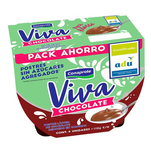 Postre Viva 0% CONAPROLE chocolate 440 g