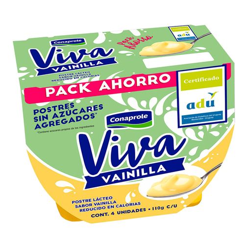 Postre Viva 0% CONAPROLE vainilla 440 g