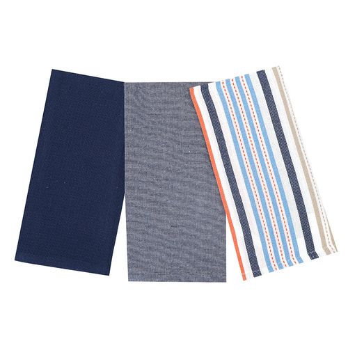 Set x 3 Repasadores 40x60 cm Línea Etna Multicolor