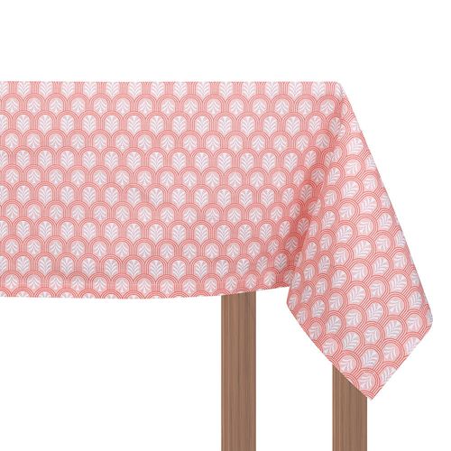 Mantel Rectangular 150x240 cm Estampado Salmon