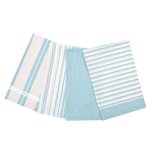 Set x 4 Repasadores 40x60 cm Rivera Azul