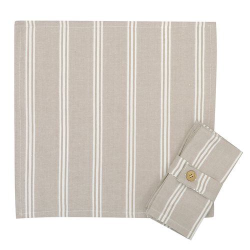 Set x 4 Servilletas 40x40 cm Línea Salford Beige