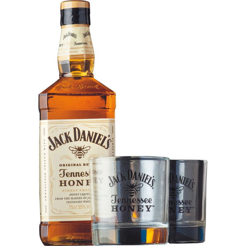Whisky-JACK-DANIEL-S-Tennessee-Honey-1-L---vasos-de-obsequio-0