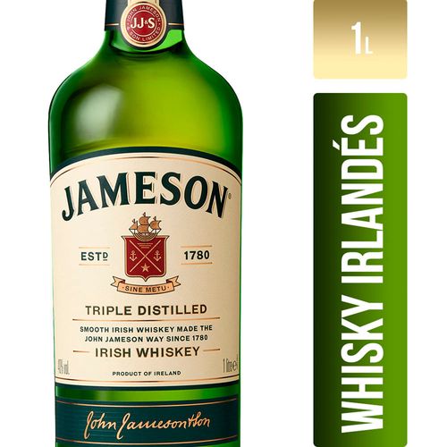 Whisky Irlandés JAMESON 1 L