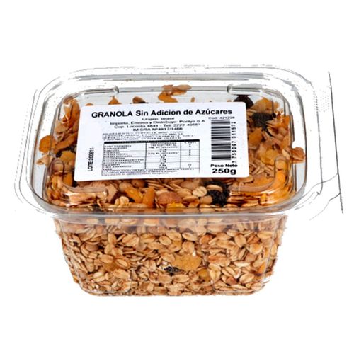 Granola tradicional sin azúcar agregada 250 g