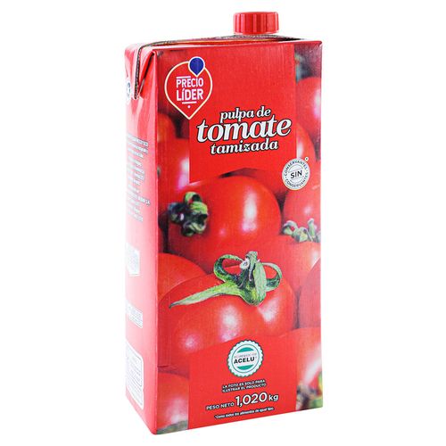 Pulpa de tomate PRECIO LÍDER tamizada 1.02 kg