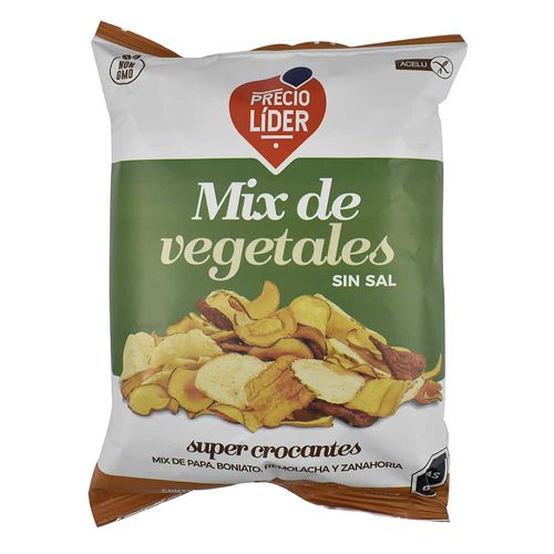 Chips de vegetales sin sal PRECIO LIDER 100 g