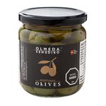 Aceitunas-verdes-con-carozo-condimentada-OLMEDA-200-g-0