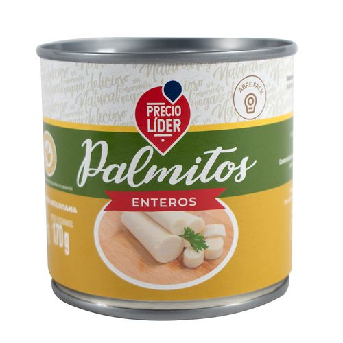 Palmitos enteros PRECIO LÍDER 250 g