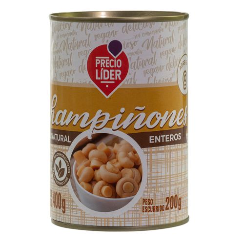 Champiñón entero PRECIO LÍDER 400 g