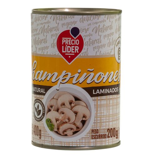 Champiñón laminado PRECIO LÍDER 400 g