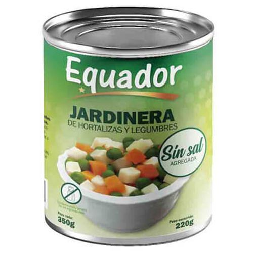 Jardinera sin sal EQUADOR 350 g