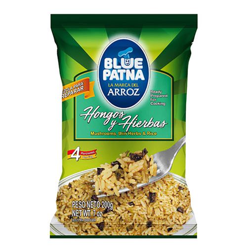 Arroz con hongos BLUE PATNA 200g