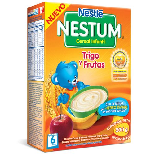 Cereal Nestum trigo con frutas 200 g