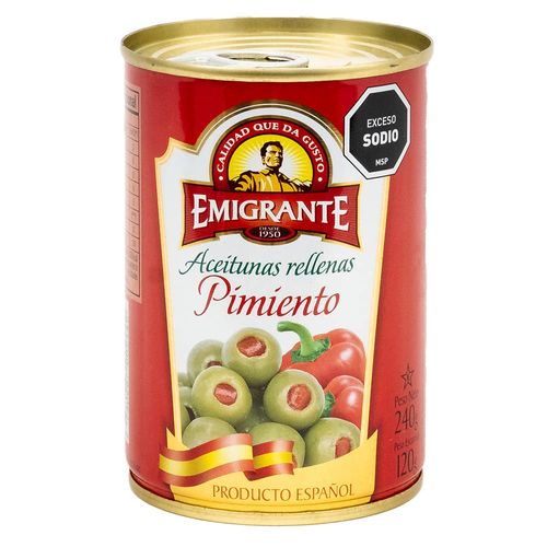 Aceitunas con pimiento EMIGRANTE 120 g