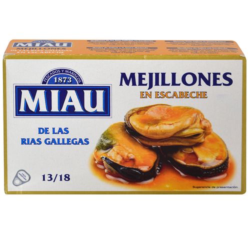 Mejillones en escabeche MIAU 115 g