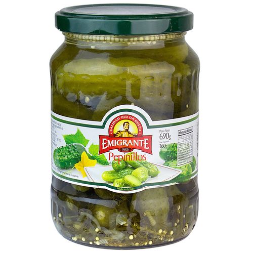 Pepinillos agridulces EMIGRANTE 690 g