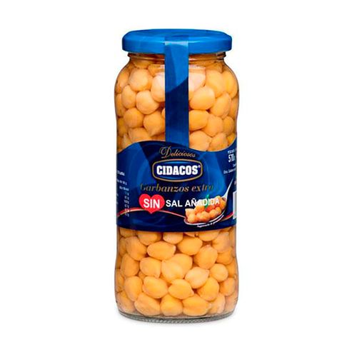 Garbanzos CIDACOS extra sin sal 535 g