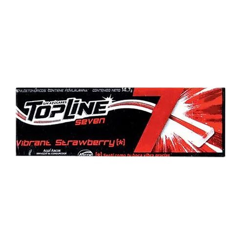 Chicle TOPLINE Seven frutal 14 g